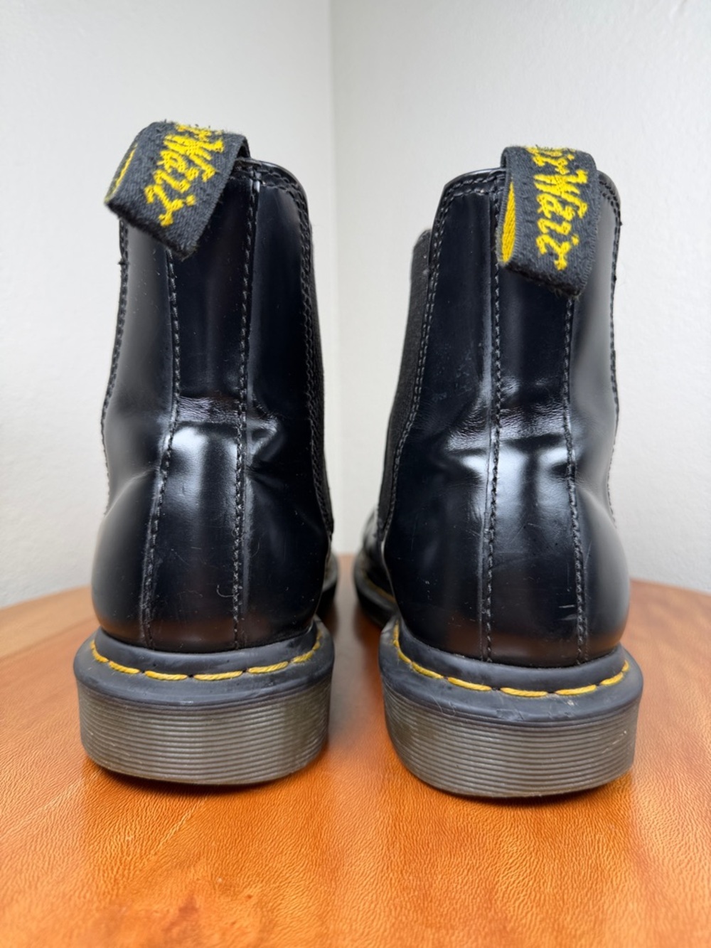 Dr. Doc Martens 2976 Chelsea Boot Black Smooth Leather Men’s 8/Ladies 9 - Picture 8 of 16